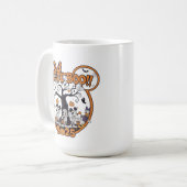 Ghost Halloween Crewneck ,Cozy Spooky S コーヒーマグカップ (正面左)