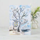 Ghost Halloween Print シーズンカード (スタンド正面)