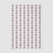 Ghost holding pumpkin and wearing witch hat 薄葉紙 (正面)