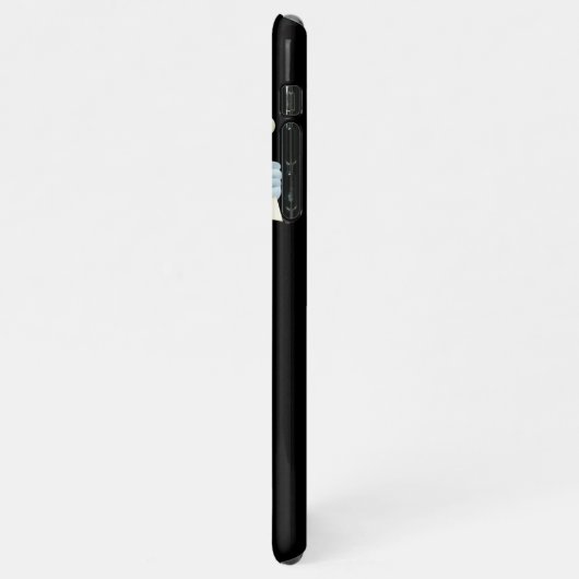 Ghost holding text  iPhoneケース (左側)