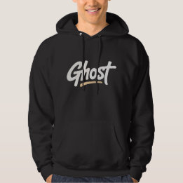 Ghost Hoodie – Typography Streetwear Design パーカ