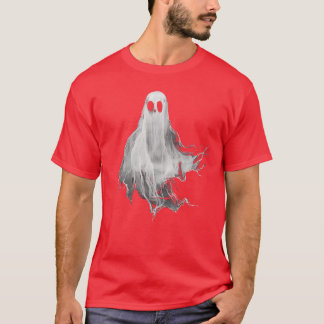 Ghost Horror Spooky Spirit Scary Halloween Goth Ae Tシャツ