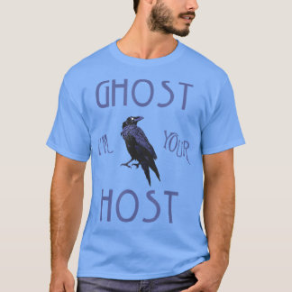 Ghost Host Foolish Mortals Scary Theme Park Haunte Tシャツ