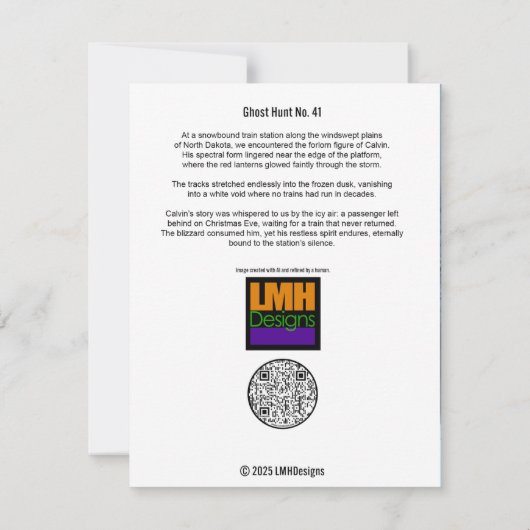 Ghost Hunt No. 41 サンキューカード (裏面)