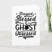 Ghost Hunter Stressed Blessed Hunt Ghost Hunting カード (正面)