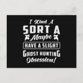 Ghost Hunting Obsession Paranormal Ghost Hunter ポストカード (正面)