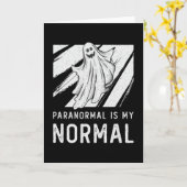 Ghost Hunting Paranormal Is My Normal Ghost Hunter カード (黄色い花)