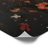 Ghost In Field Poppies Portrait Print, Flower ポスター (角)