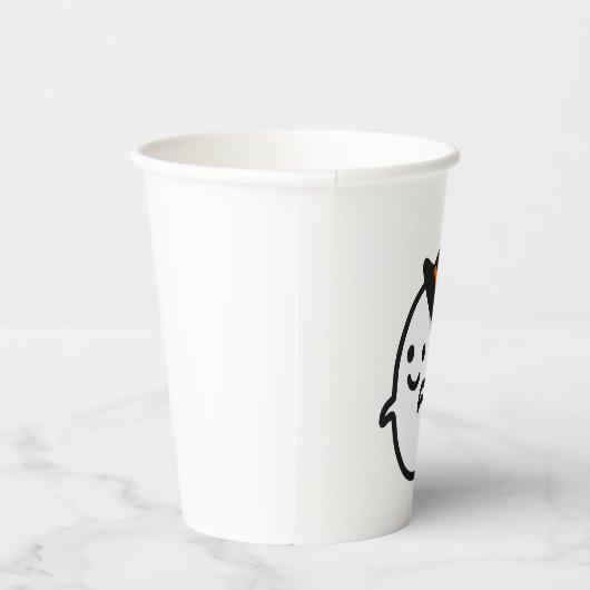 Ghost in Japanese Hiragana 紙コップ (右)