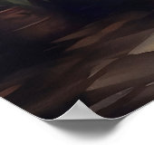 Ghost In Window Plant Print, Dark Academia ポスター (角)