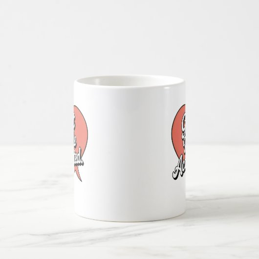 Ghost Mode Activated | Humor Relationship Silence  コーヒーマグカップ (中央)