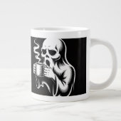 Ghost Mug Art Design – Spooky Cute Halloween  ジャンボコーヒーマグカップ (右)