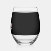 Ghost Nurse Halloween ステムなしワイングラス (左)