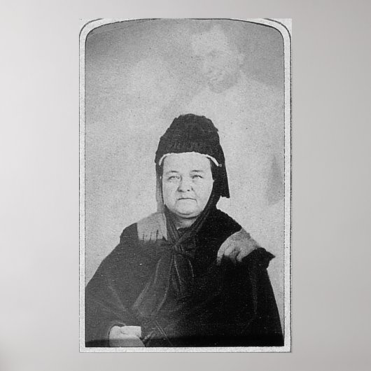Ghost of Abraham Lincoln with Mary Lincoln 1869 ポスター (正面)
