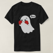 Ghost of Disapproval Boo! Boxing - Funny Halloween Tシャツ (デザイン正面)