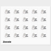Ghost of Disapproval Sticker Sticker スクエアシール (シート)