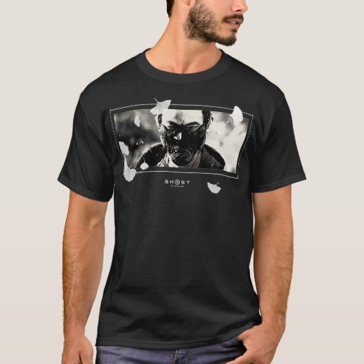 Ghost of Tsushima White Falling Leaves  Tシャツ (正面)