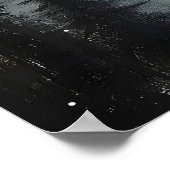 Ghost On Moon Print, Spooky Gothic Forest, Dark ポスター (角)