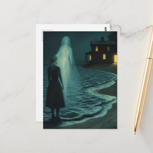 Ghost on the Beach ポストカード (正面/裏面インサイチュ)