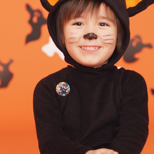  Ghost Party Kids Halloween  缶バッジ