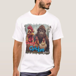"Ghost Photobomb" Bigfoot & Cheesy Chickens  Tシャツ