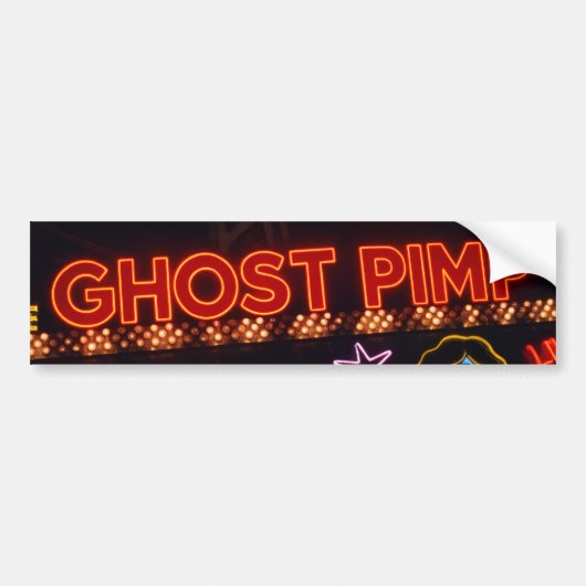 Ghost Pimp Bumper Sticker バンパーステッカー (正面)