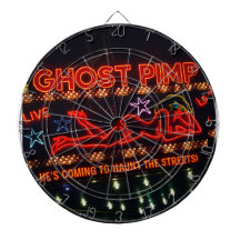 Ghost Pimp Dartboard