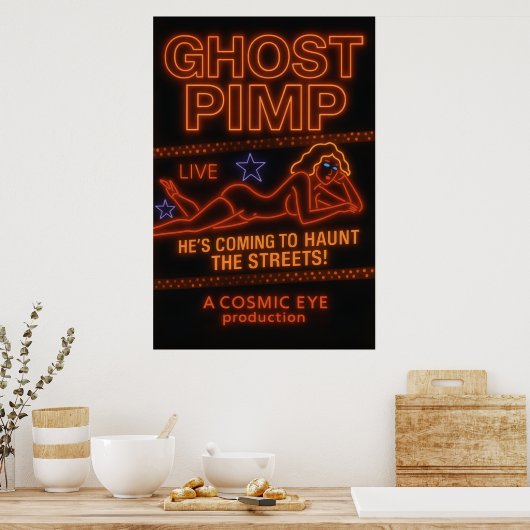 Ghost Pimp Poster ポスター (キッチン)
