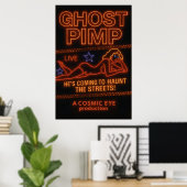 Ghost Pimp Poster ポスター (ホームオフィス)