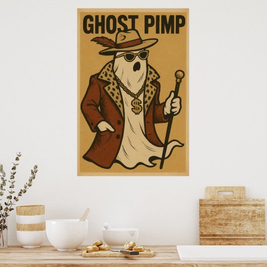 Ghost Pimp Poster ポスター (キッチン)