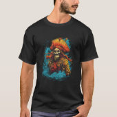 Ghost Pirate Captain by Haunted Horror Halloween 1 Tシャツ (正面)