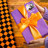 Ghost Pumpkin Grim Reaper Cute Black Cat Halloween シール