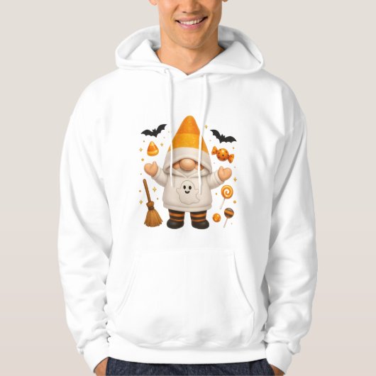 Ghost Pumpkin Hoodie: Halloween Sweater パーカ (正面)