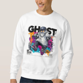 Ghost Rapper Hip Hop Street Art T-Shirt Design | U スウェットシャツ