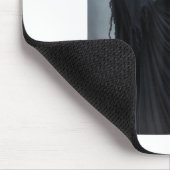 Ghost Red Heart Hands Y Face Halloween Valentines  マウスパッド (コーナー)