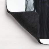 Ghost Red Heart Hands Y Face Halloween Valentines マウスパッド (コーナー)