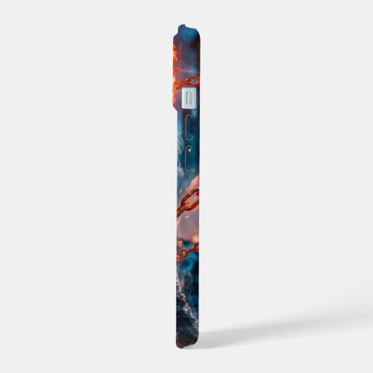 Ghost Rider Phone Case. iPhone 15ケース (左側面)