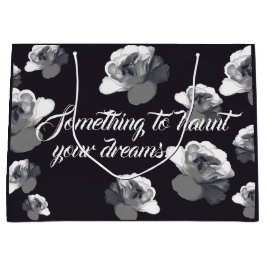 Ghost Rose Haunted Dreams Halloween ラージペーパーバッグ