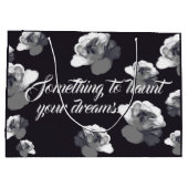 Ghost Rose Haunted Dreams Halloween ラージペーパーバッグ (裏面)