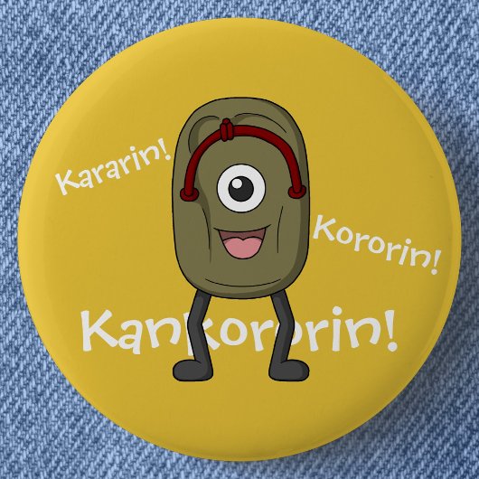 Ghost Sandal Bakezori- Funny Yokai 缶バッジ