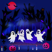 Ghost Singing Contest in Haunted Forest Graveyard Tシャツ