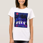 Ghost Singing Contest in Haunted Forest Graveyard Tシャツ (正面)