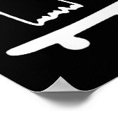 Ghost Skateboard Lazy Halloween Costume Funny Skat ポスター (角)