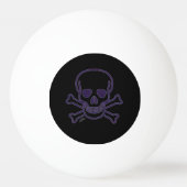 Ghost Skull 3 star ping pong ball 卓球ボール (正面)