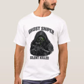 Ghost Sniper Silent Killer Tactical T-Shirt Tシャツ (正面)