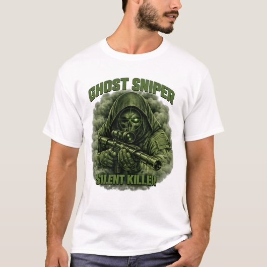 Ghost Sniper Silent Killer Tactical T-Shirt Tシャツ (正面)