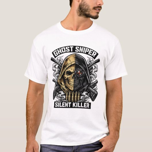 Ghost Sniper Silent Killer tee Tシャツ (正面)