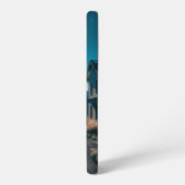 Ghost Town Full Moon Phone Case - Western Design Samsung Galaxyケース (左側面)