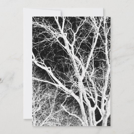 ghost tree 招待状 (正面)