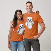 Ghost Video Gamer Piel Halloween Matching Costume  Tシャツ (ユニセックス)